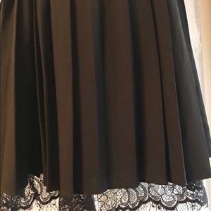 Mini Skirt with lower lace trim